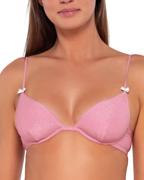 B Swim Underwire Top Pink Medium 2