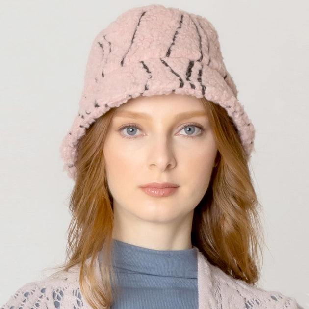FASHNZFAB Sherpa Bucket Hat Grey 5