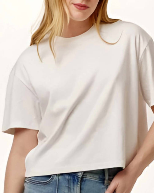 Dear John Denim Maddon Boyfriend Slub Tee White XS 3