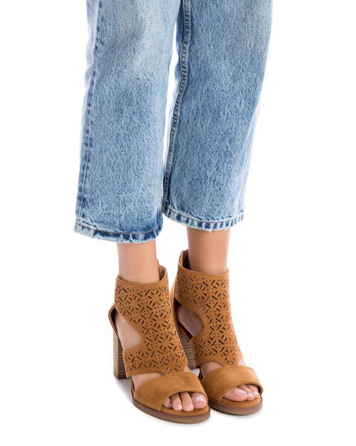 XTI Women's Suede Sandals Brown US 8 4