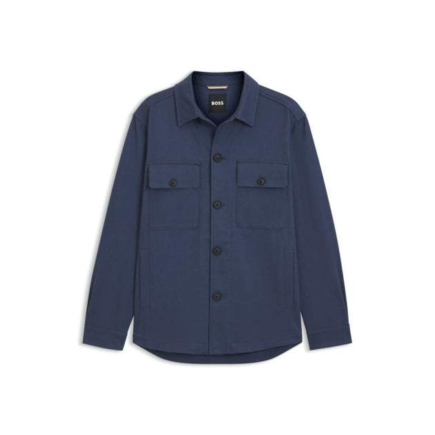 Boss Relaxed-fit Overshirt Blue US 40 Regular 2