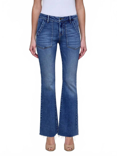 HIDDEN Happi Flare Blue Jeans 30 Inch 2