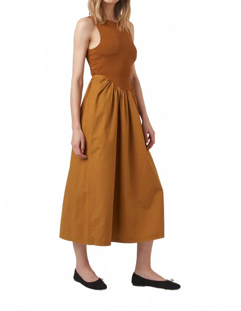 Project Social T Corinne Tank Dress Brown Large 3