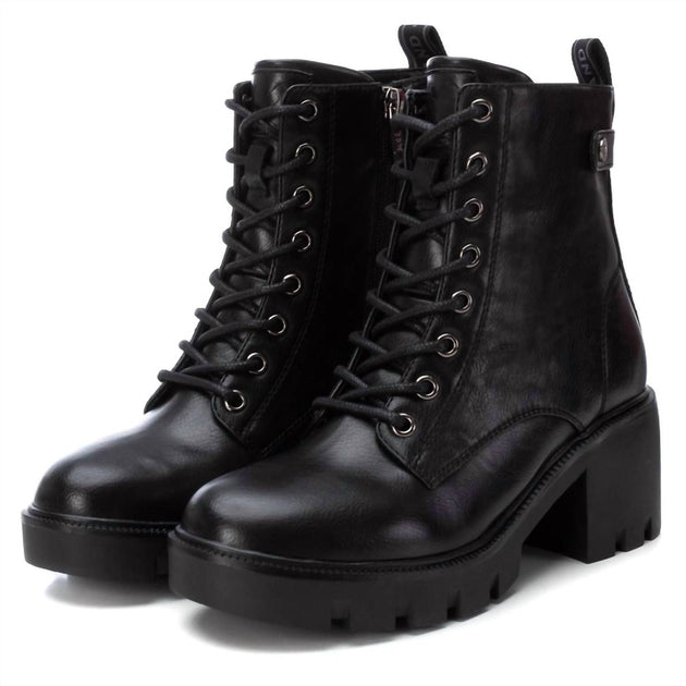 Xti 44638 Combat Booties Black US 7 4