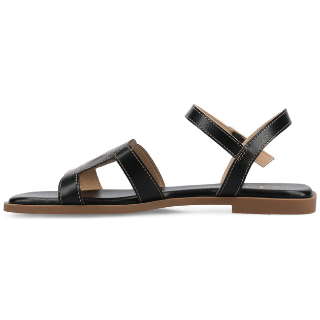 Journee Collection Bridey Sandals Black US 11 3
