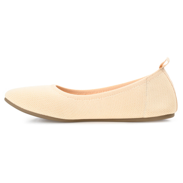 Journee Collection Jersie Flat Beige US 9.5 3