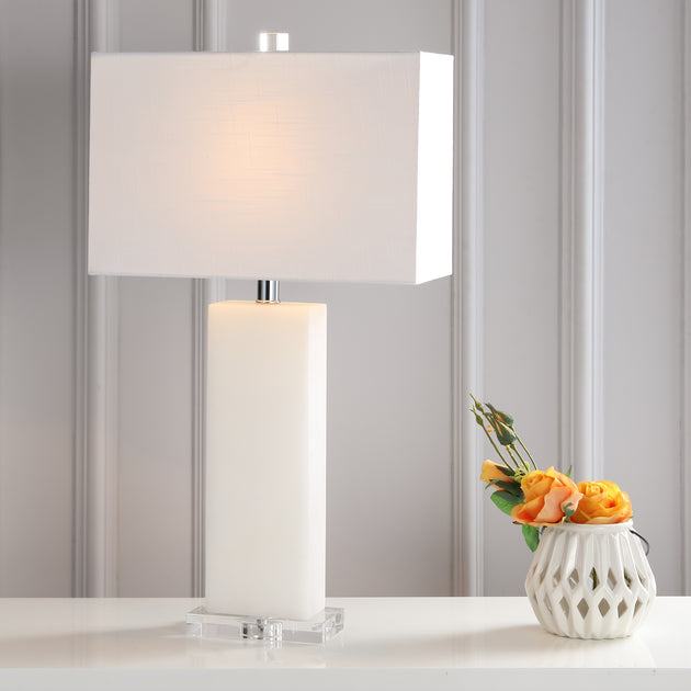 Lampe de table LED Jonathan Y Tiggie 27" Albâtre 2