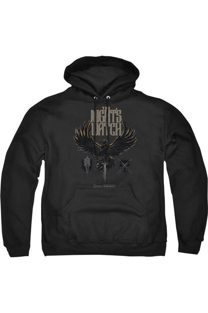Gildan Game Of Thrones Night's Watch Hoodie Black Medium 2