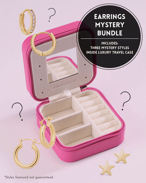 Sterling Forever Earring Mystery Bundle Jewelry Case Multi 2