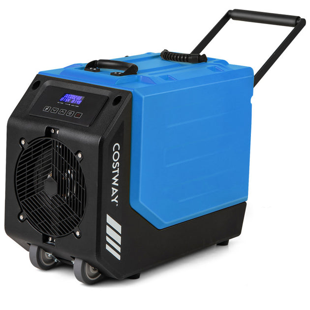 Costway 190 PPD Commercial Dehumidifier Blue/Yellow 3