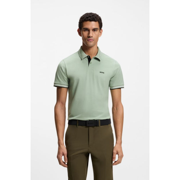 Boss Slim-Fit Poloshirt Grün Large 4