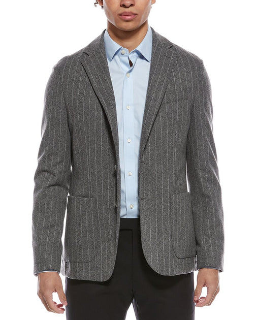 Hugo Boss Hanry Wool-Blend Blazer Grey US 48 Regular 2