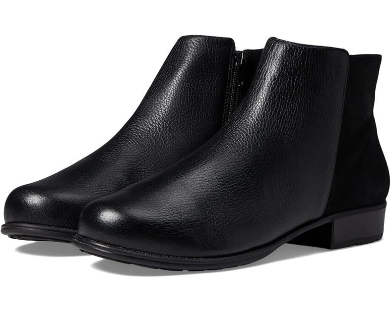 Walking Cradles Lewis Boots Women's Us 10 Black Leather Side Zip