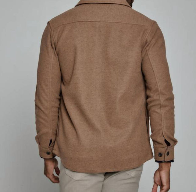 7Diamonds Generation Melange Shacket Brown XLarge 4