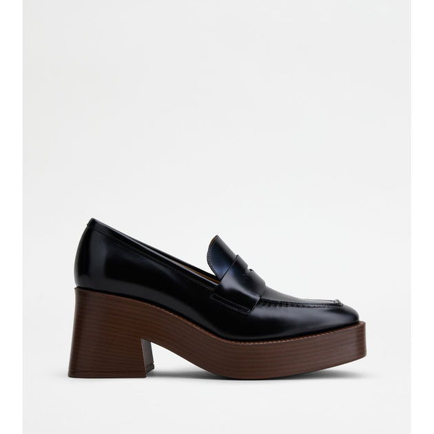TOD's Platform Loafers Black EU 37.5 2