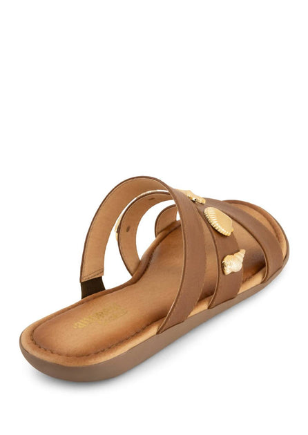 Andrea Women Sandal Brown US 8 3