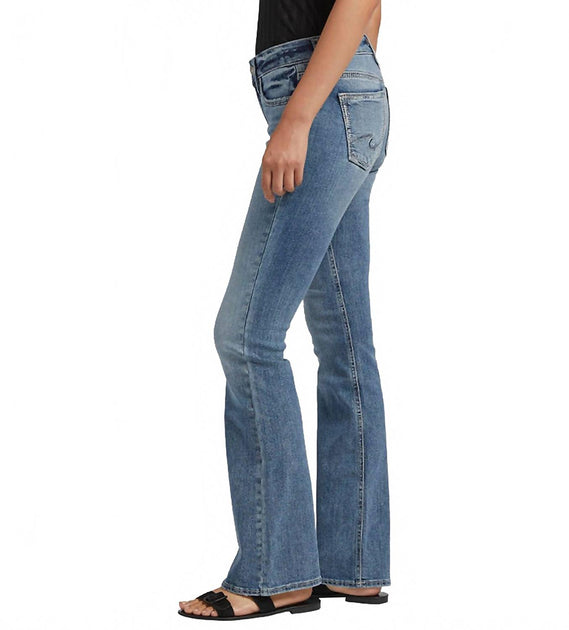 Silver Jeans Co. Suki Curvy Fit Mid Rise Bootcut Jeans Blue 32 3
