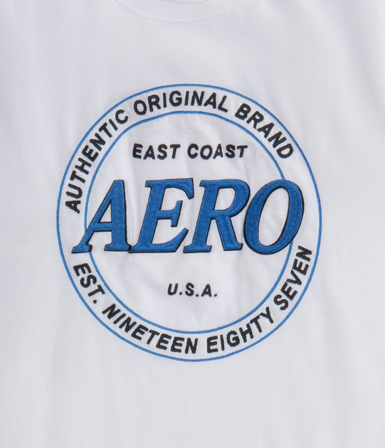 Aeropostale East Coast Applique Graphic Tee Multi Medium 4