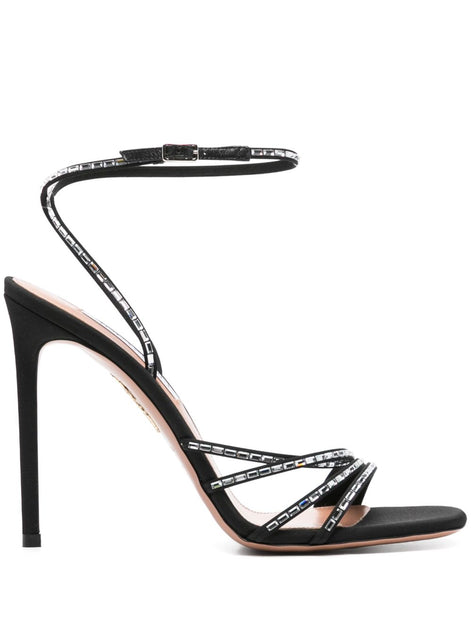 Aquazzura Stiletto Sandals Black US 10 2