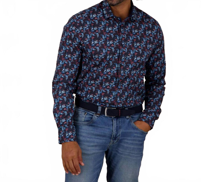 A fish named Fred Pheasant Long Sleeve Shirt Blue Small 2
