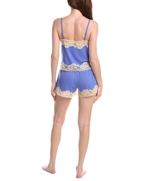 Honeydew Dream On 2-piece Cami & Shortie Pajama Set Blue Small 3