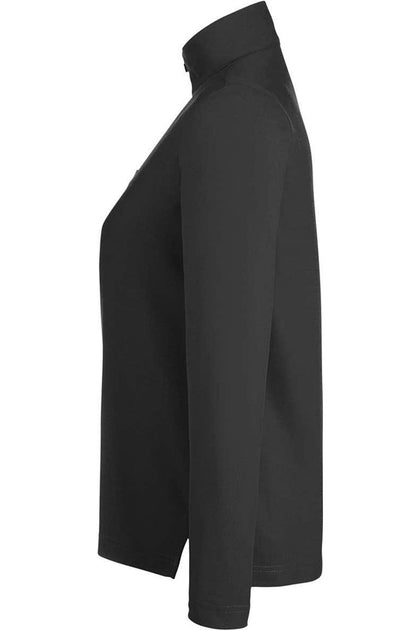 CORE365 Women's Fusion ChromaSoft Pique Quarter-Zip Pullover Black XLarge 2