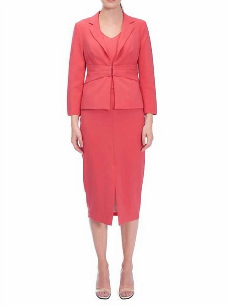 Iris Setlakwe Stretch Crepe Jacket Pink US 10 4