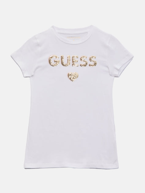 Guess Factory Eco Stella Logo Tee Rot US 8 4