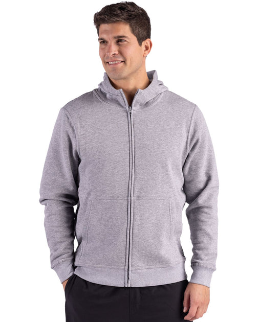 Clique Drive Unisex Full Zip Hooded Sweatshirt Grey Medium 4