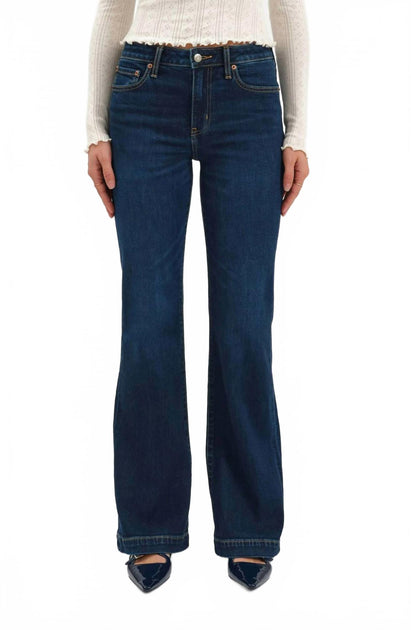 DAZE Heartbreaker Mid Rise Flare Jeans Blue 25 3