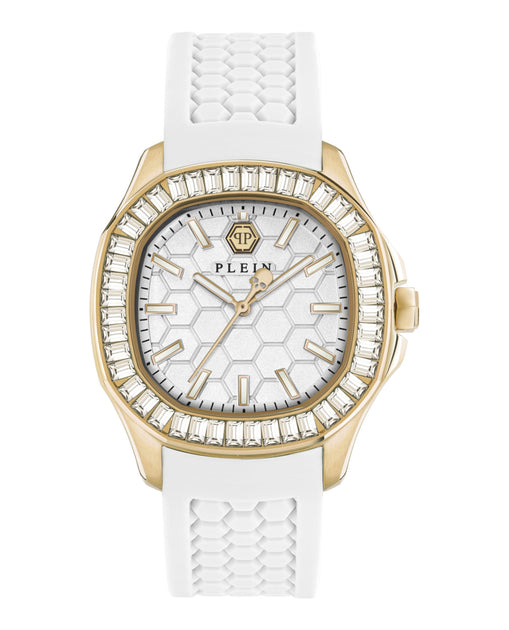 Philipp Plein $pectre Lady Crystal Watch Gold 2