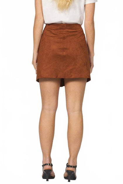 Dear John Denim Quinn Skirt Brown 30 3