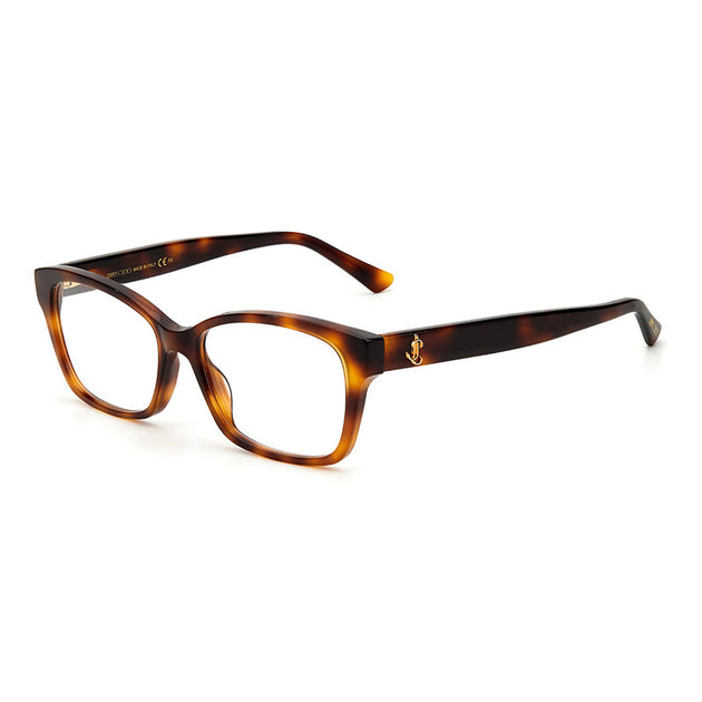 Jimmy Choo Jc270008600 Rectangle Eyeglasses White One Size 2