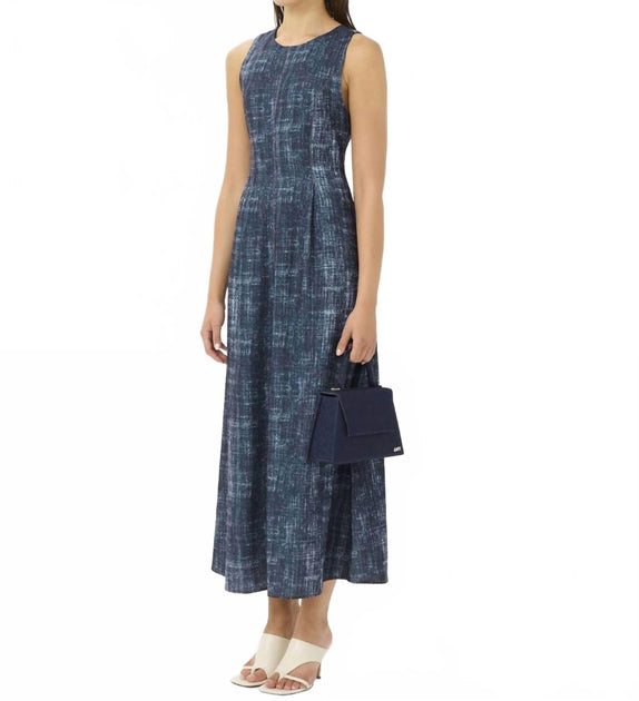 Gestuz Demia Maxi Dress Blue XL 3
