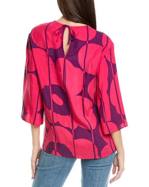 Marimekko Oaja Vesi Unikko Top Pink EU 36 3