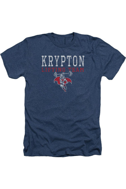 Gildan DC Comics Krypton Lifting T-Shirt Blue XL 2