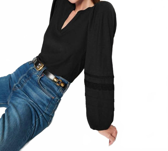 Nation LTD Arden Blouse Black Large 3