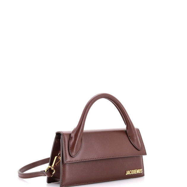 Jacquemus Le Chiquito Long Leather Bag Brown Small 3