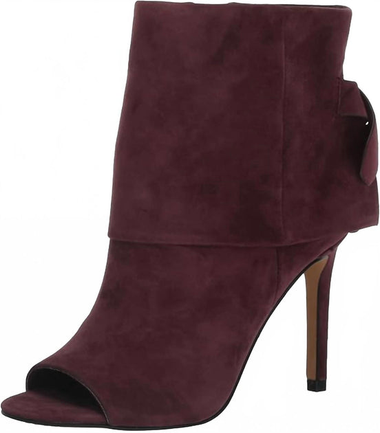 Vince Camuto Amesha Open Toe Bootie Red US 8.5 3