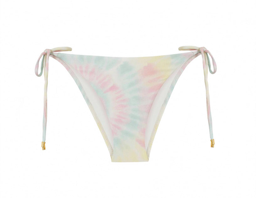 PQ Swim Side Tie Teeny Bikini Bottoms Multi Large 4