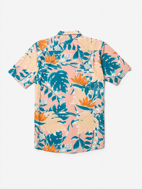 Volcom Leaf Pit Floral Shirt Blue XL 3