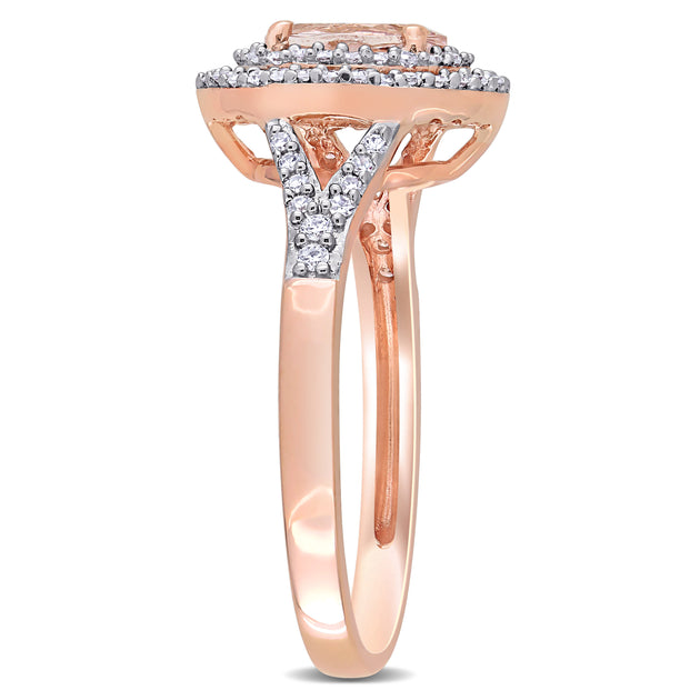 Mimi & Max Halo Ring Rose Gold US 5.5 3