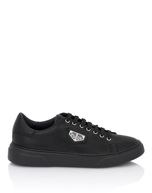 Philipp Plein Iconic Plein Leather Low-Top Sneakers Black EU 40 4