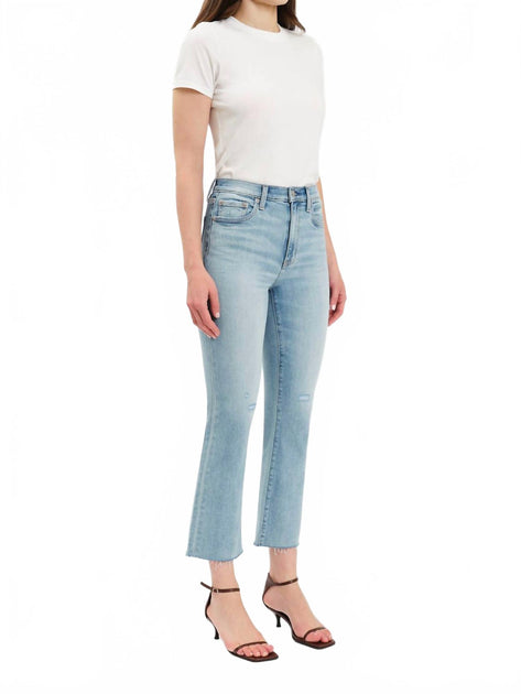Daze Shy Girl Crop Flare Jeans Multi 27 4