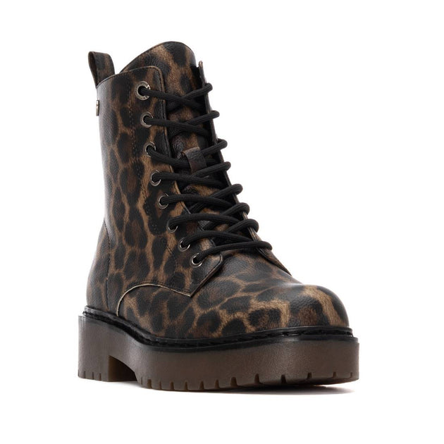 XTI 44651 Women's Combat Boots Black US 6 4