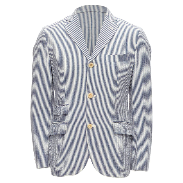 Junya Watanabe Man Cotton Blazer Blue White EU 46 2
