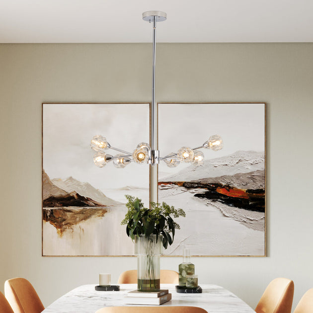 Streamdale 9-Light Chrome Chandelier 3