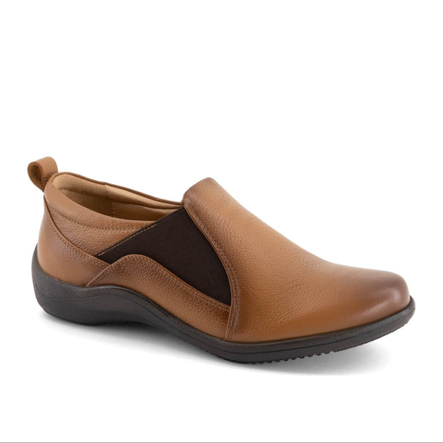 Andrea Women's Leather Loafers Brown US 8 2