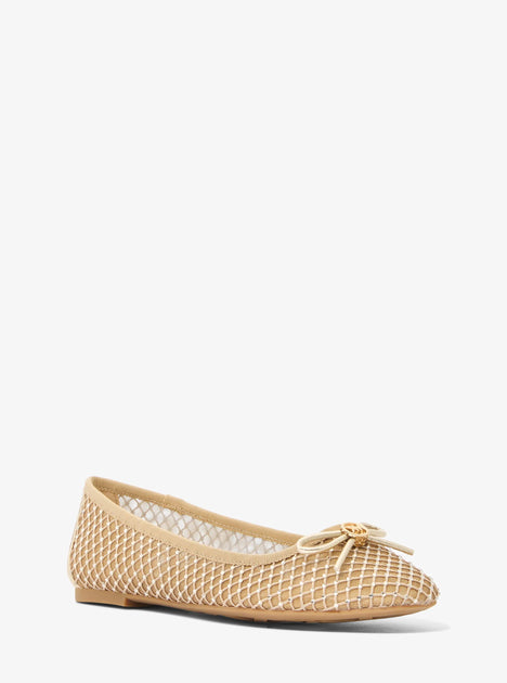 Michael Kors Savannah Ballet Flat Beige US 8.5 2