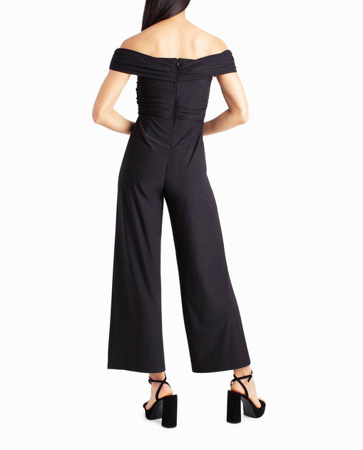 Nicole Miller Whitney Jumpsuit Black US 6 3